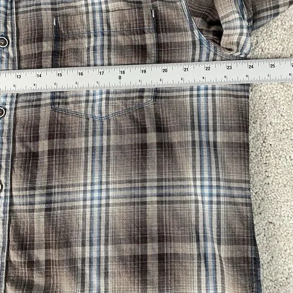 32 Bar Blues 100% Cotton Long Sleeve Button Front Shirt Multicolor Mens Large - Picture 4 of 7